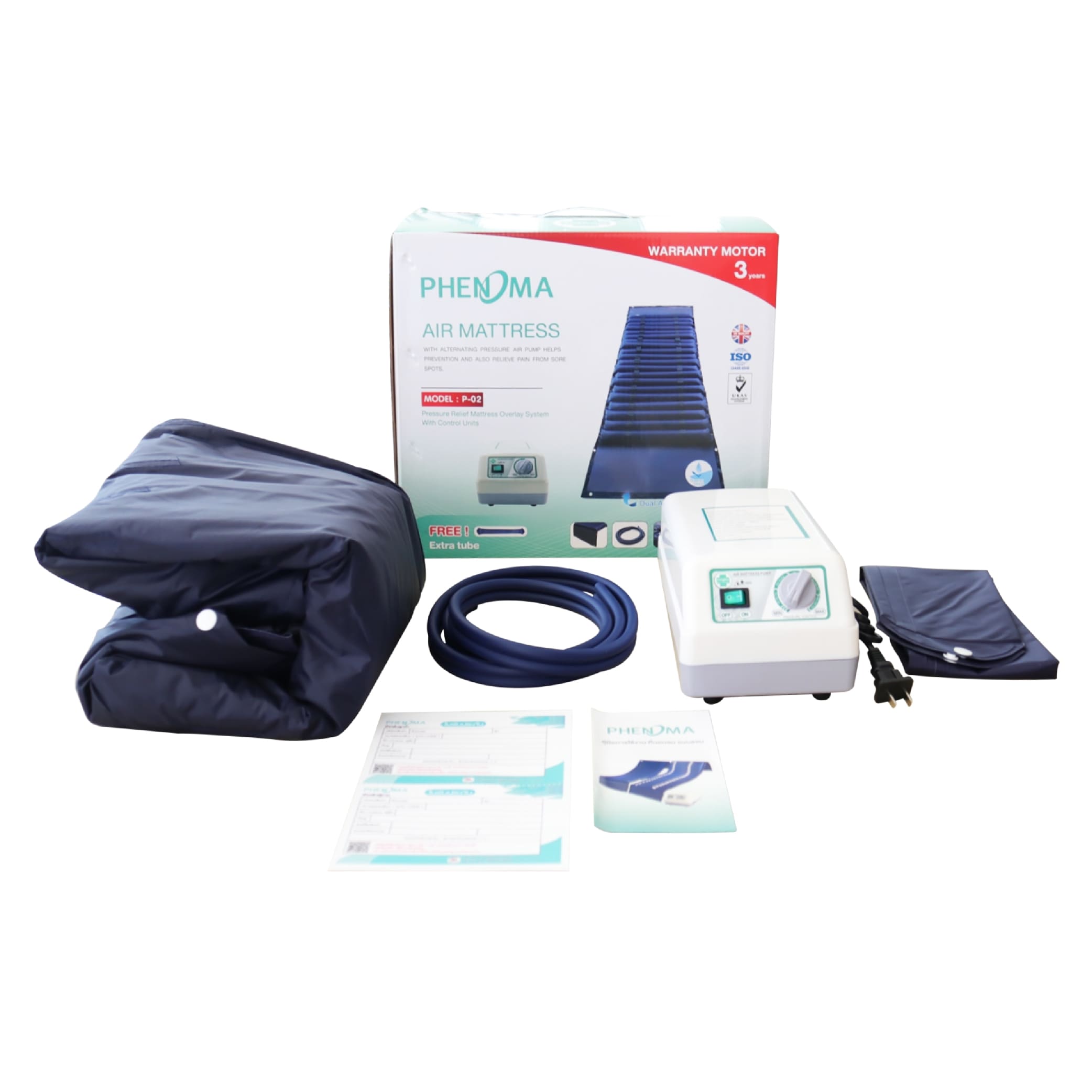 ที่นอนลม รุ่น P-02ป้องกันแผลกดทับ Air mattress model P-02 prevents pressure sores.